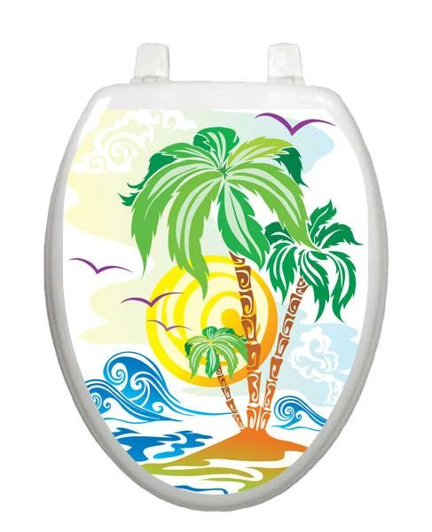 Catch the Wave Toilet Tattoo
