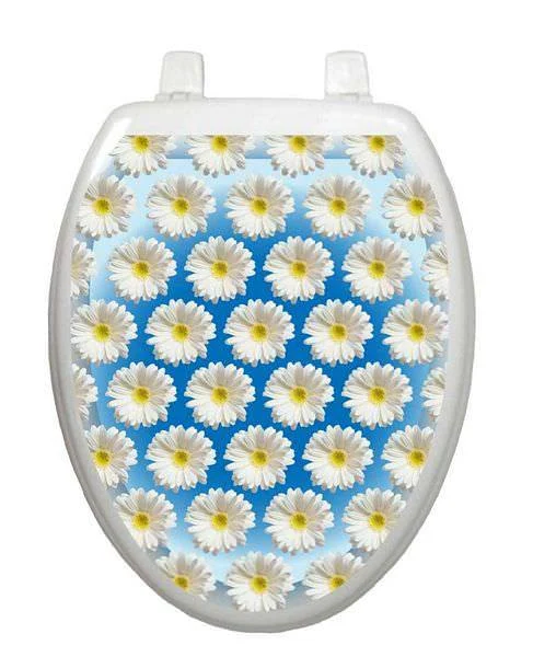 Daisies on Water Toilet Tattoos