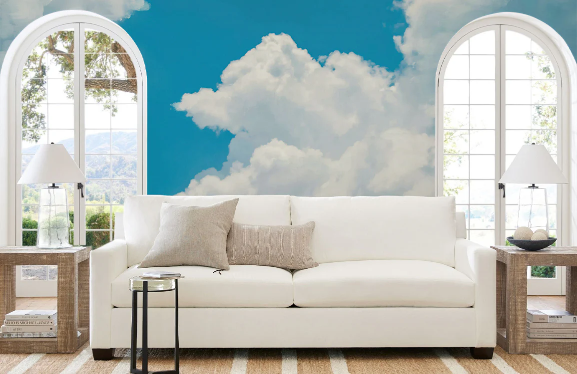 Whimsical Sky Dream Mural Wallpaper