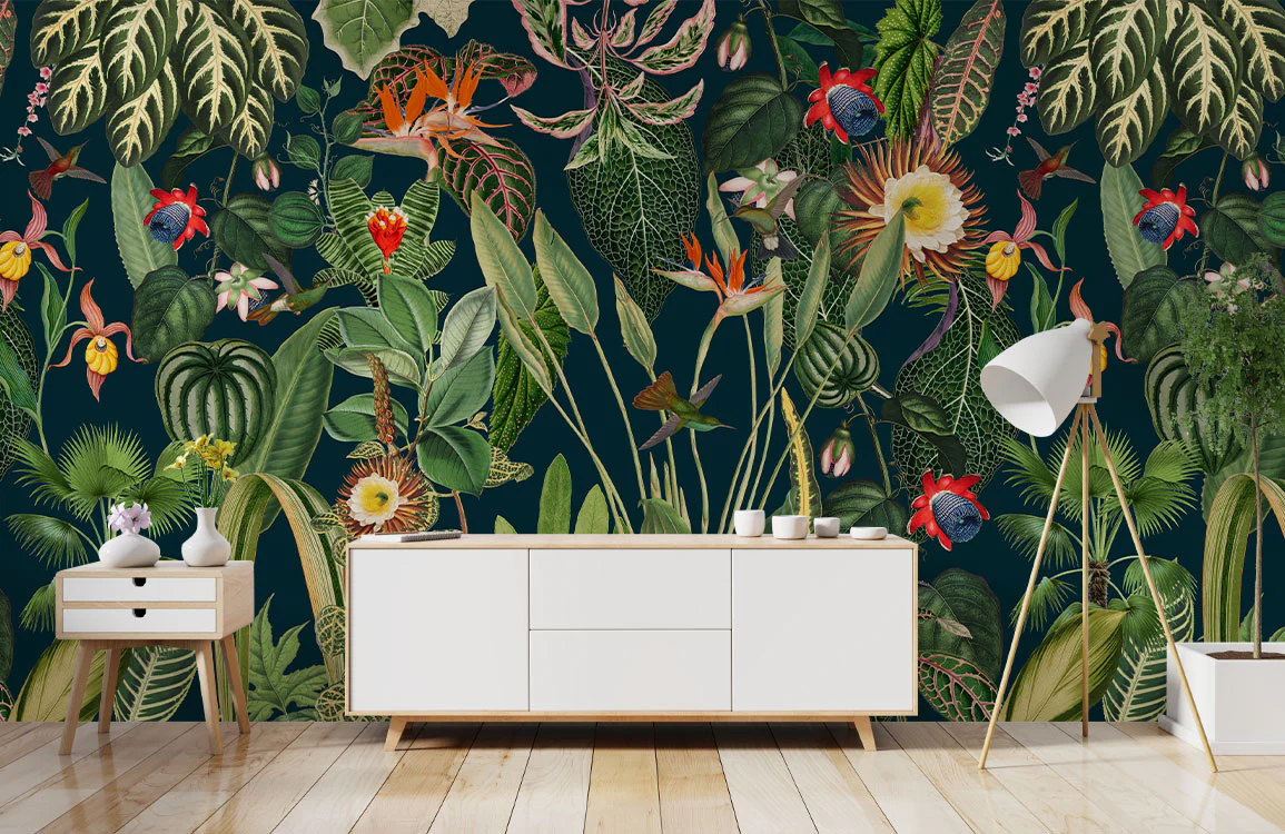 Exotic Garden Mural Wallpaper