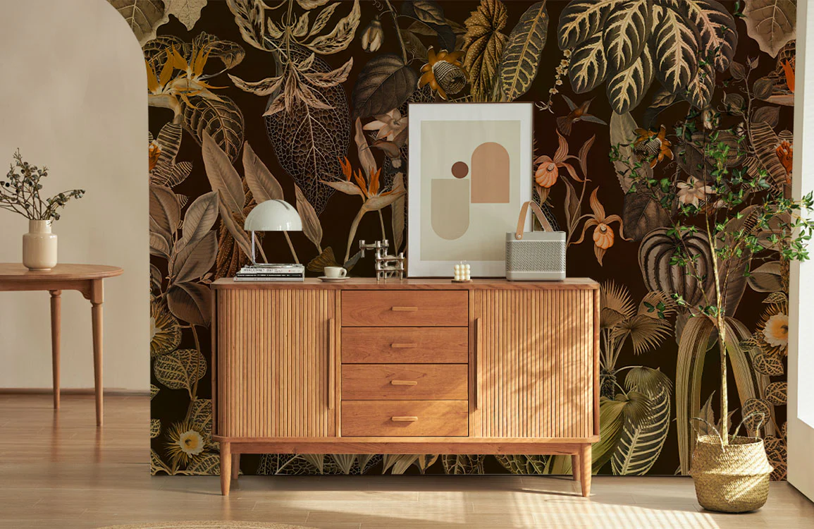 Exotic Garden Escape Mural Wallpaper