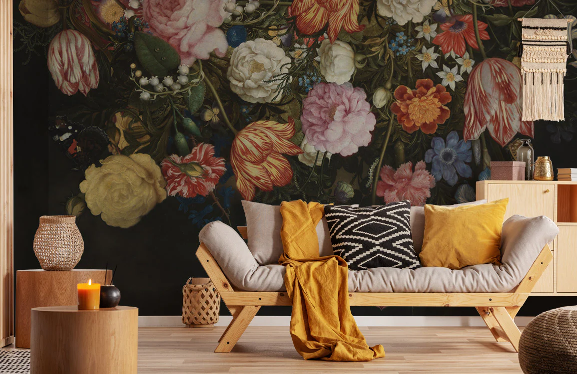 Botanical Elegance Mural Wallpaper