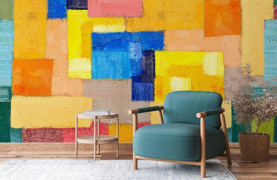 Vibrant Geometric Abstract Wall Art