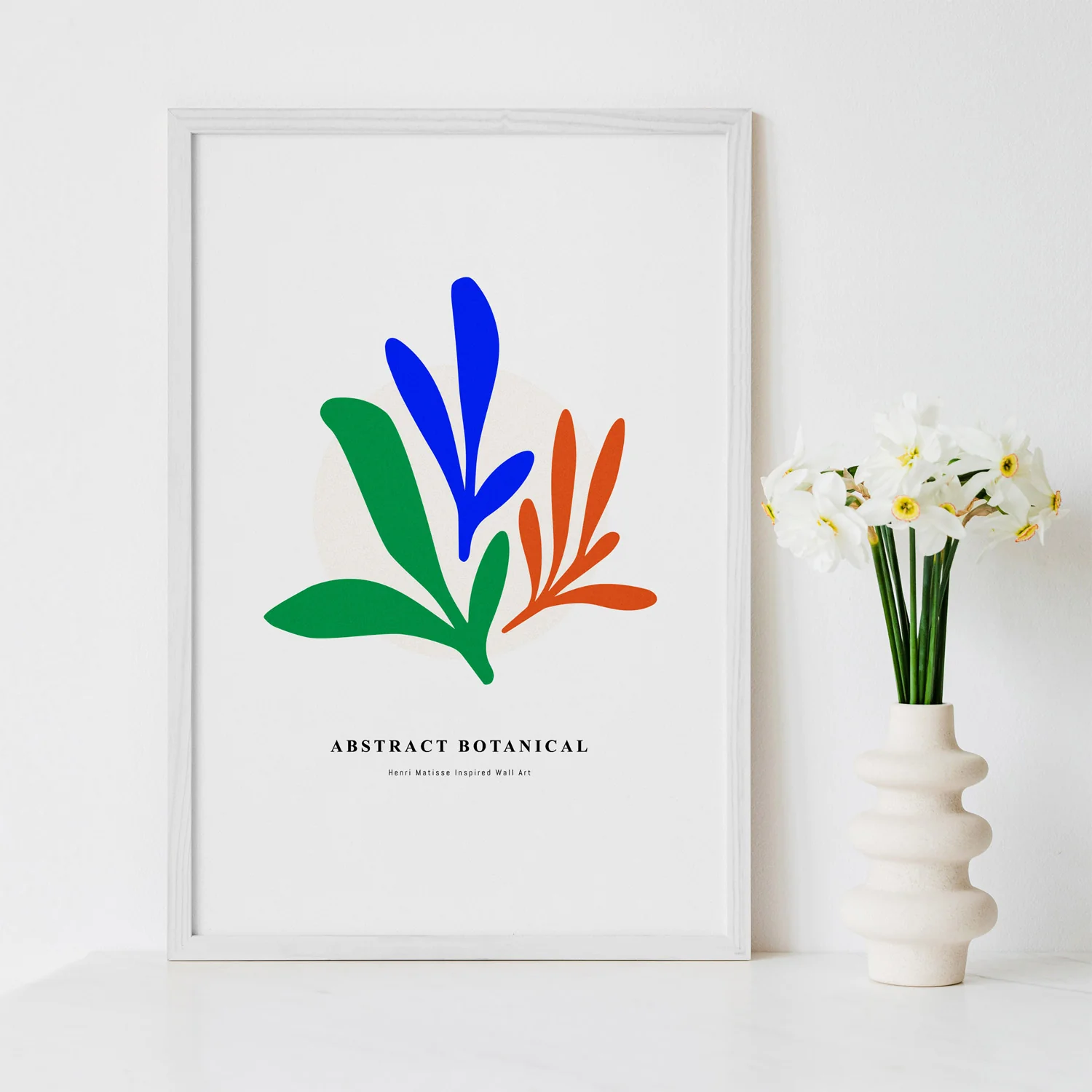 Abstract Leaves Poster