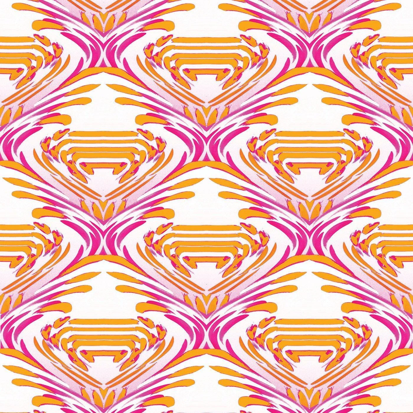 Watercolor - Pink & Coral Wallpaper by The Blush Label