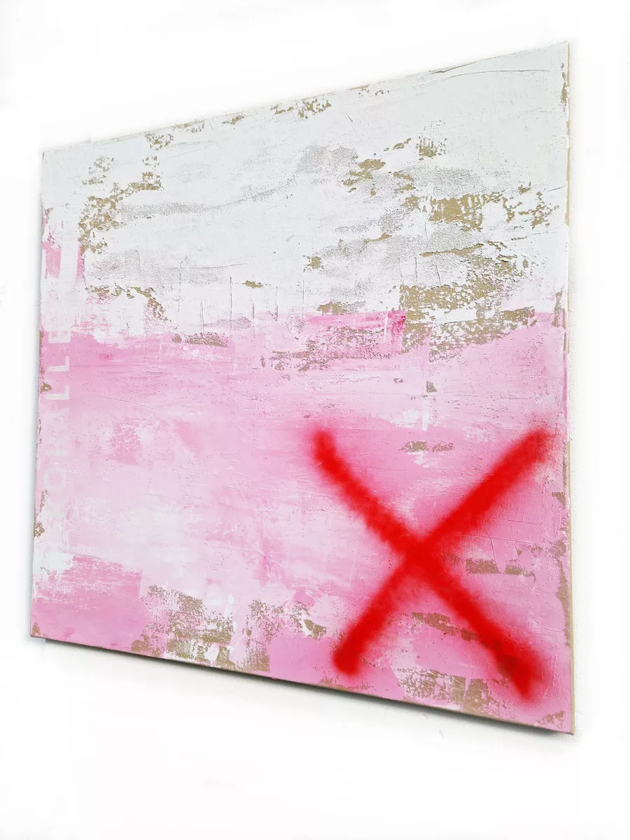 'KORALLE' (2025) Acrylic painting by Stefanie Rogge