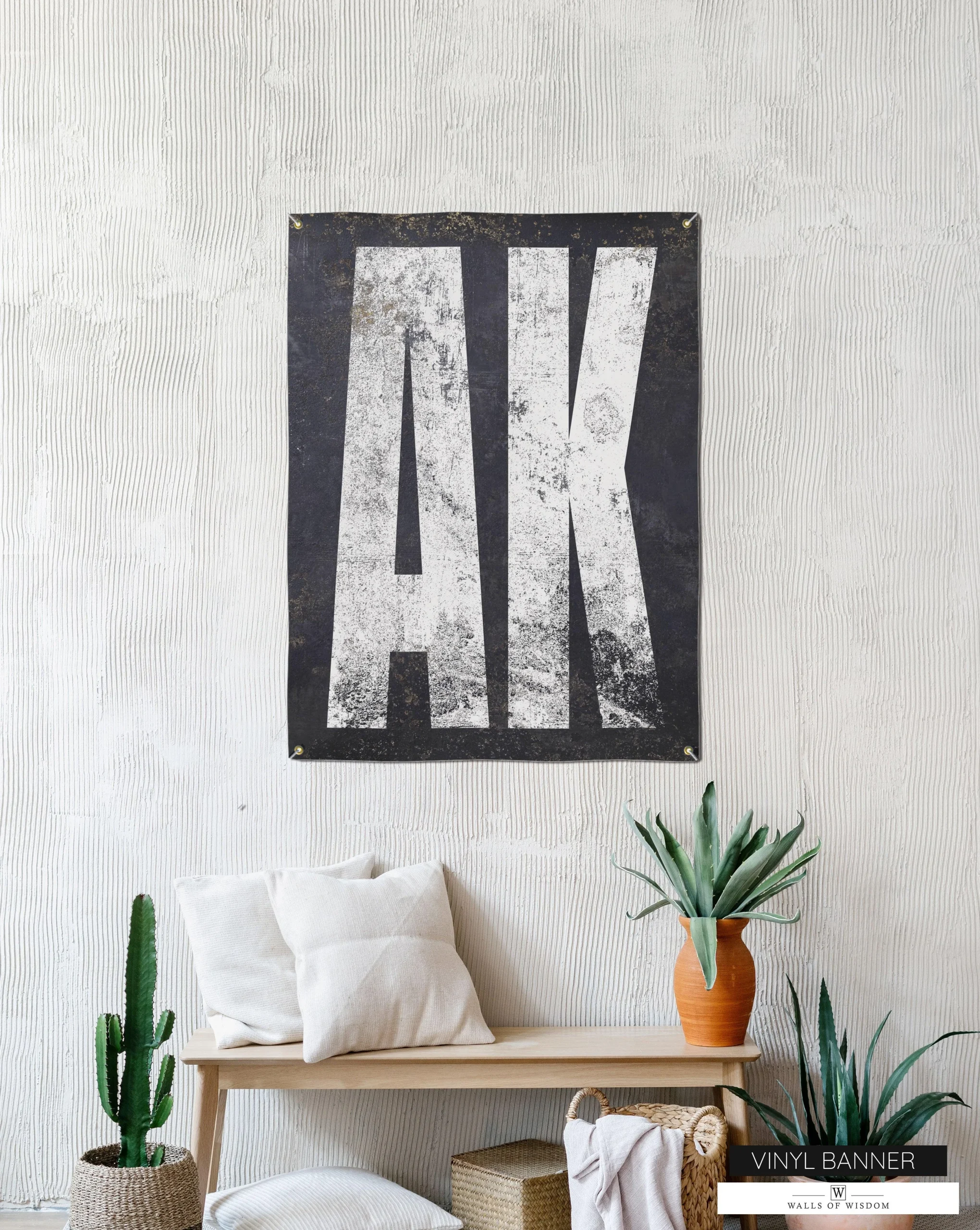 Alaska Wilderness Grandeur: Vinyl Banner for All-Weather Decor