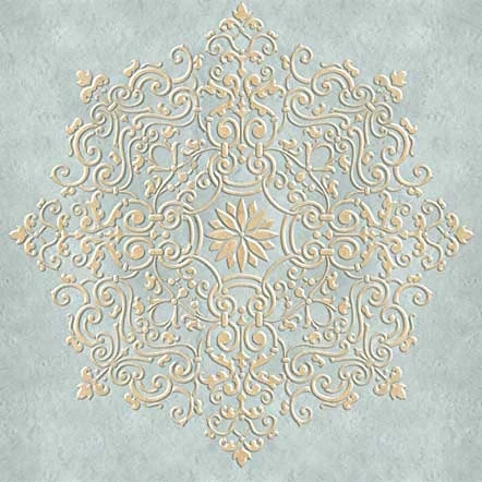 Avignon Ceiling Medallion Stencil