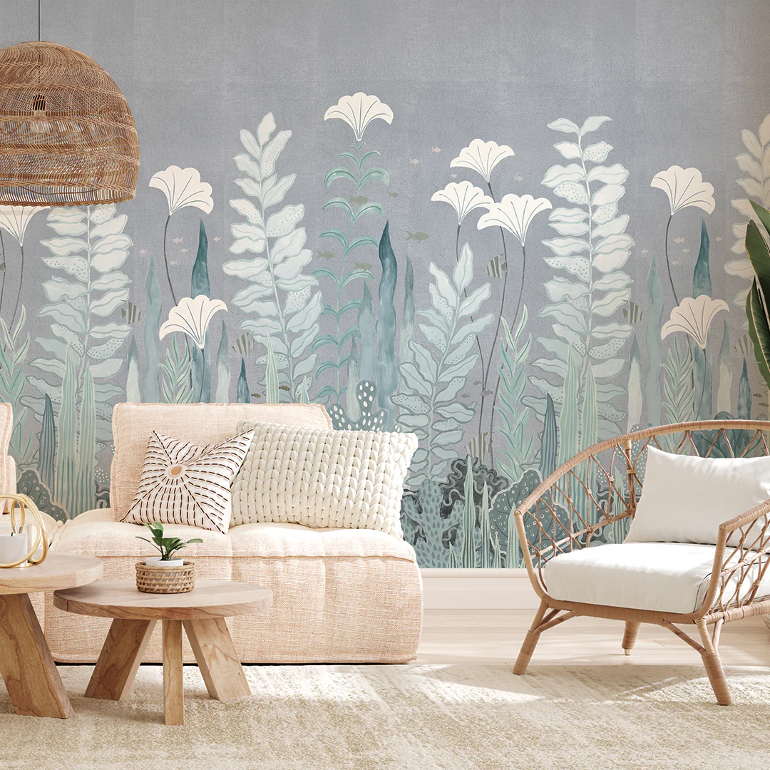 Coral and Kelp Peel and Stick Wall Mural