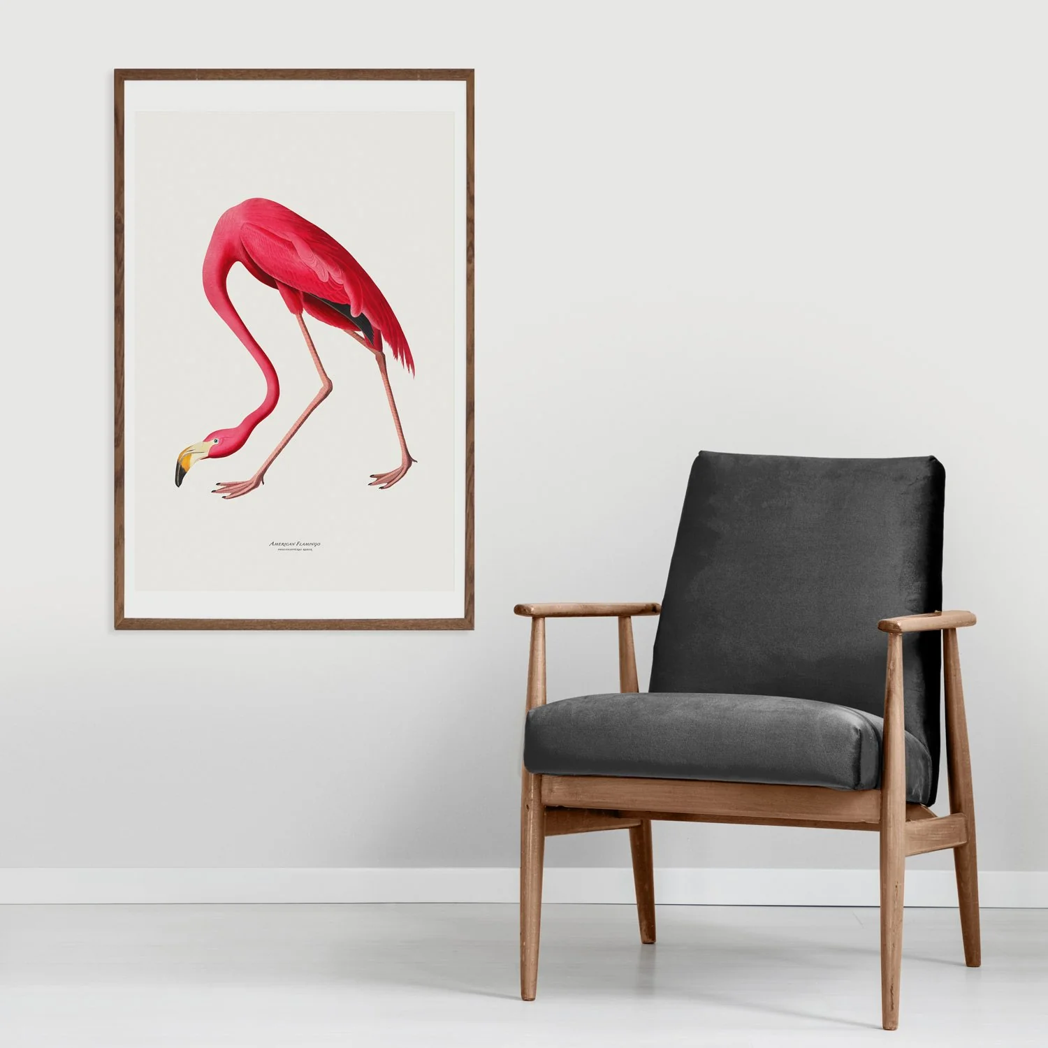 Bold & Pink Flamingo Art Print