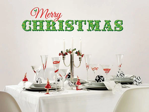 Merry Christmas Wall Quote