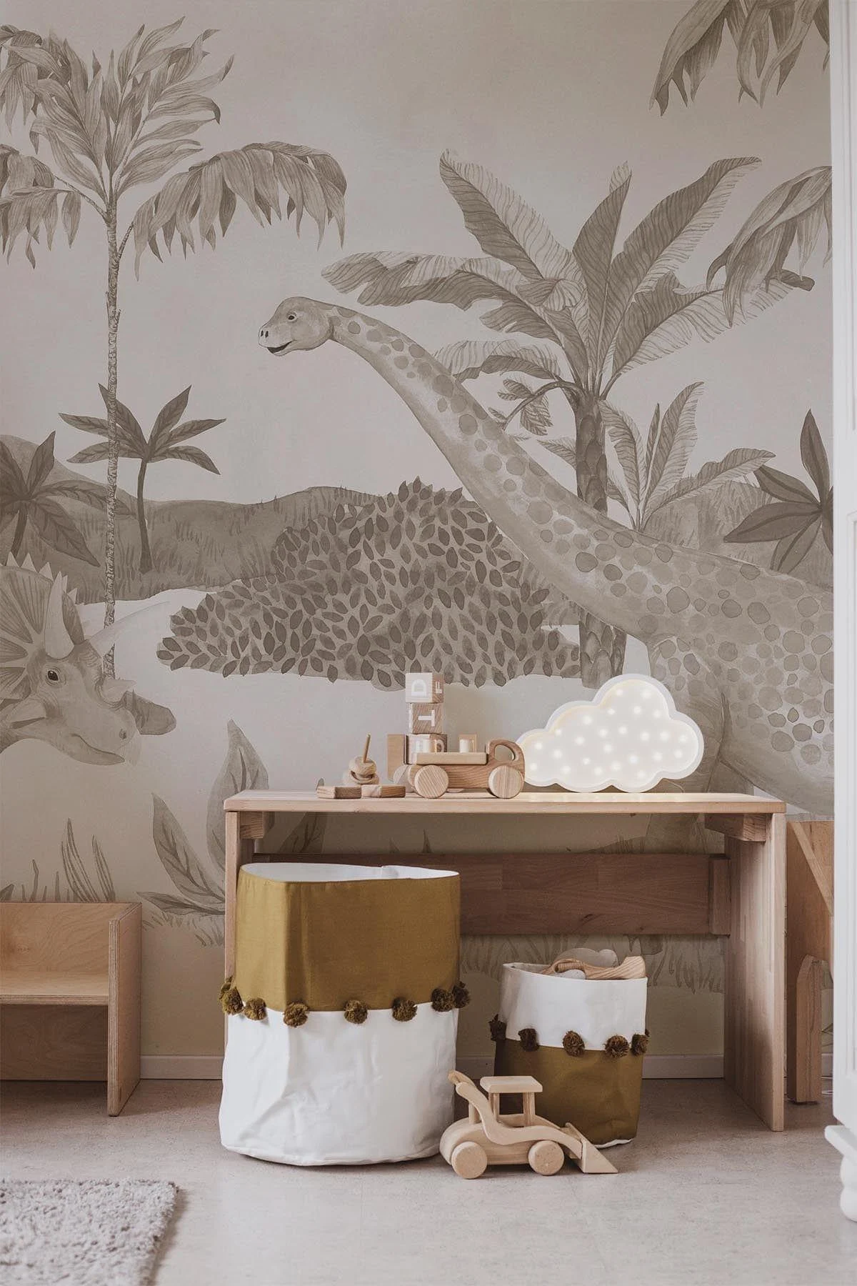 Dinosaur Land Beige