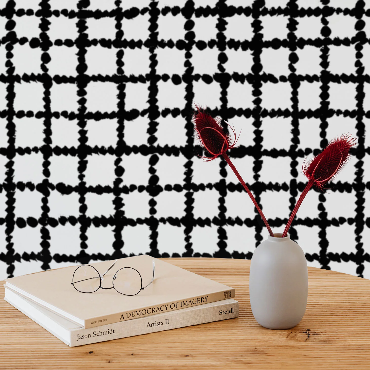 Fancy checkers wallpaper