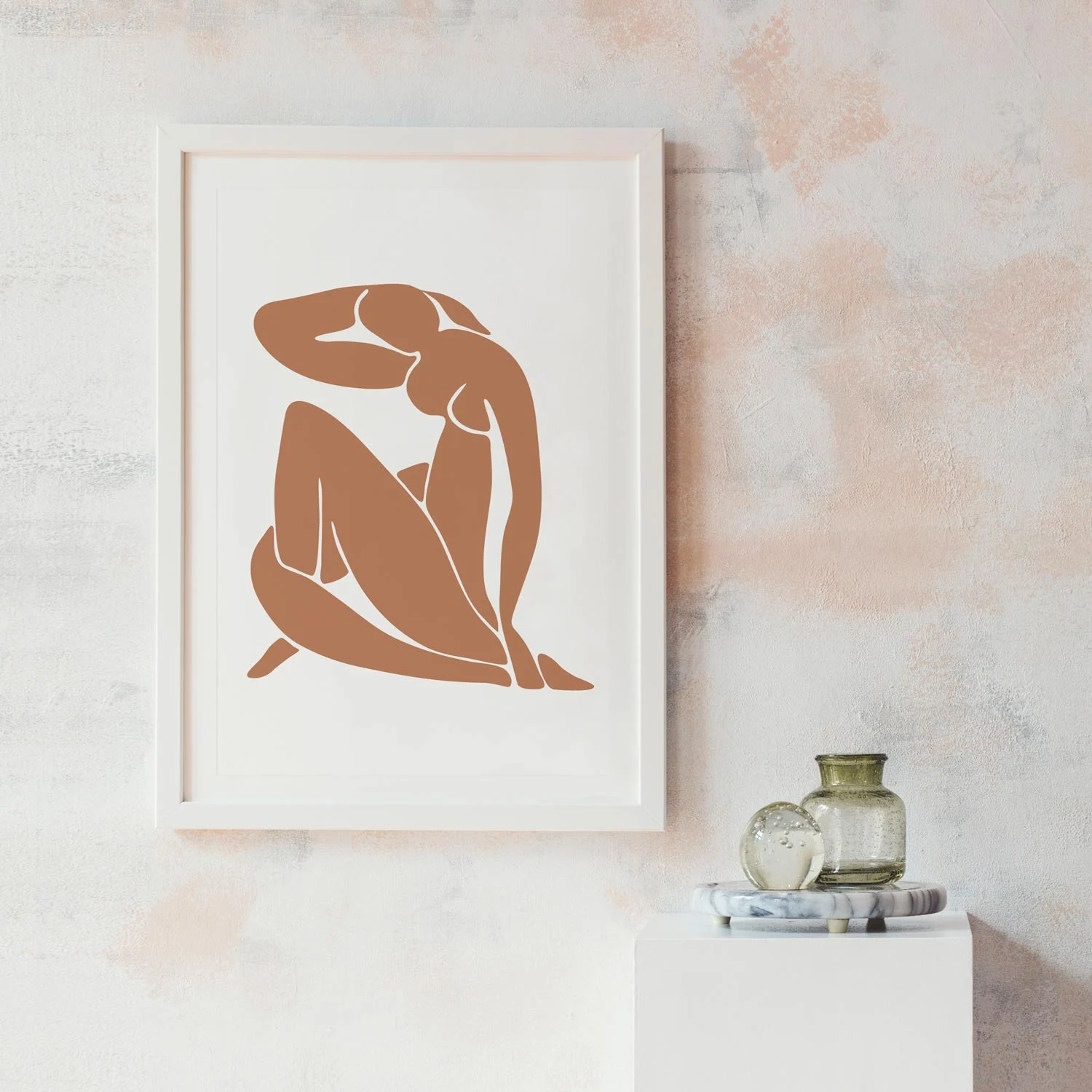 Abstract Nude Art Print