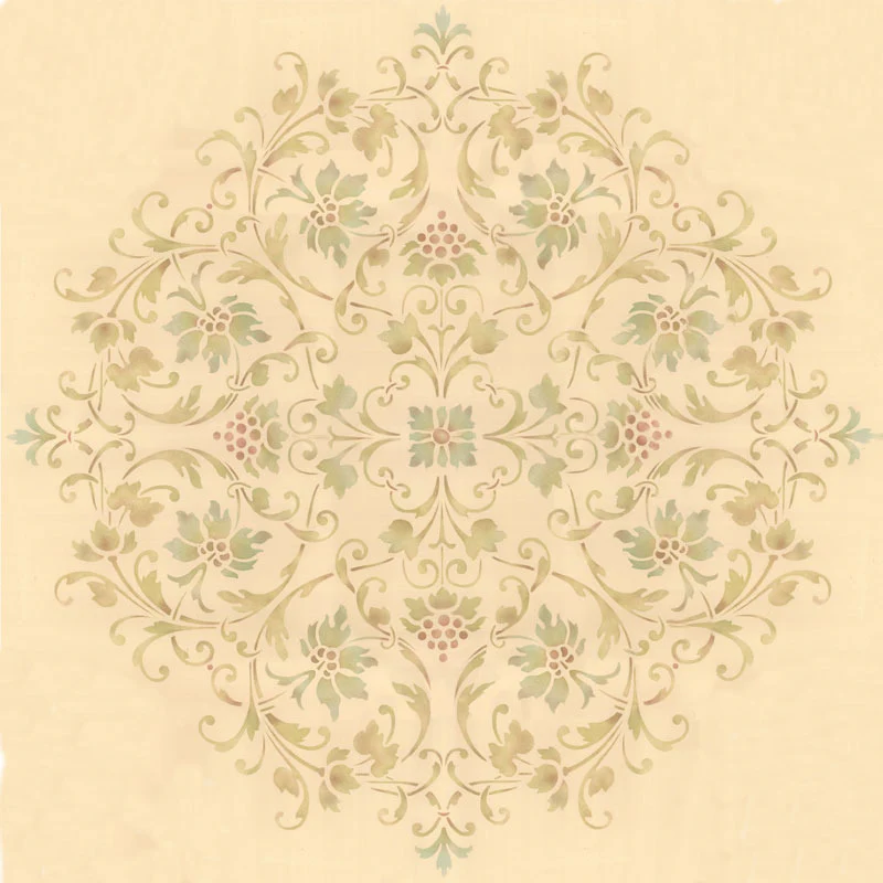 Hampton Ceiling Medallion Stencil