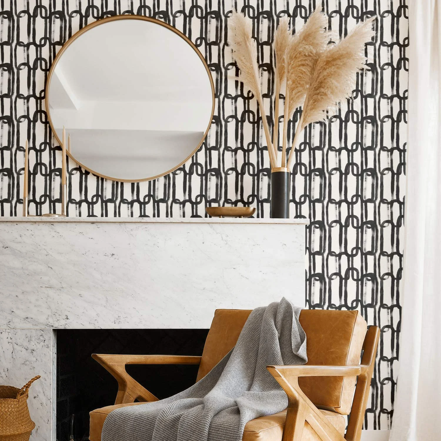 Knitted pattern design wallpaper