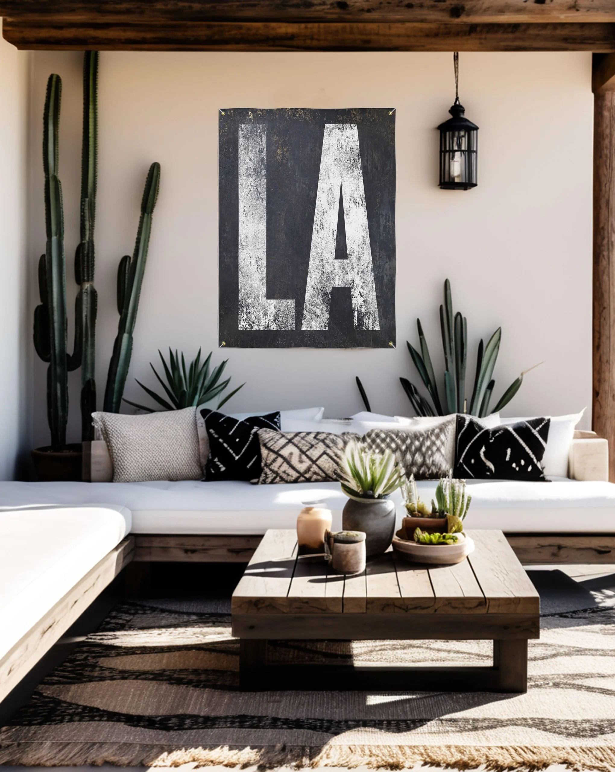 Louisiana Inspired Outdoor Vinyl Bar Sign -LA State Distressed Typography for Patio & Garden Spaces