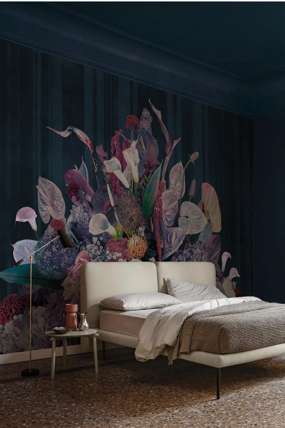 Floral Art Blue
