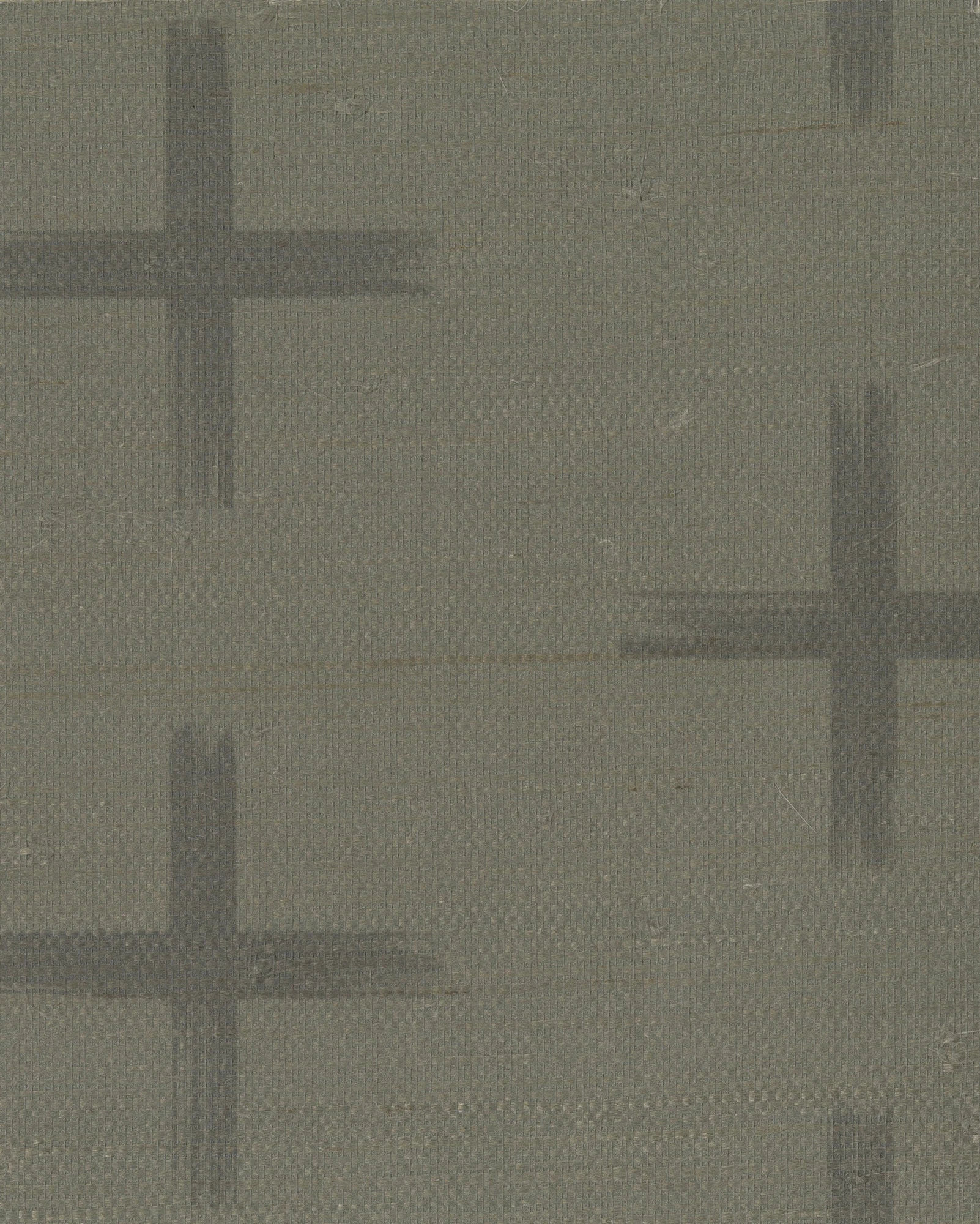 Additionally Olive Shadow Grasscloth