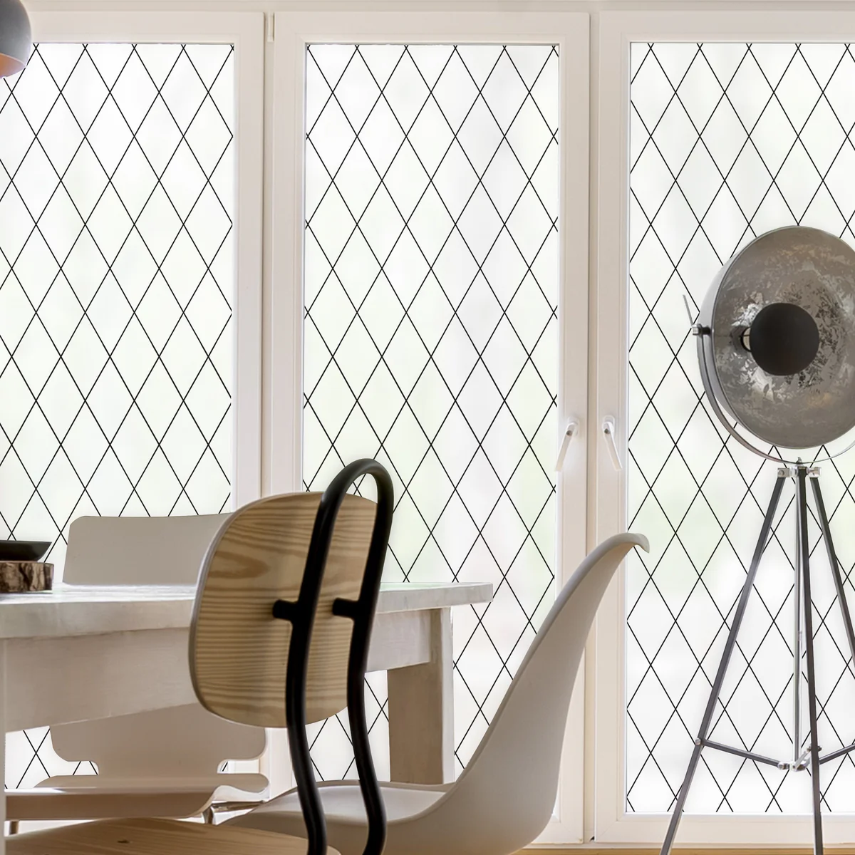 Orleans Leaded Glass | Privacy or See Thru(Static Cling)