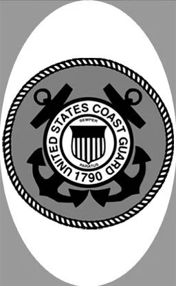 4" x 6" U.S. Coast Guard Decal | (Static Cling)