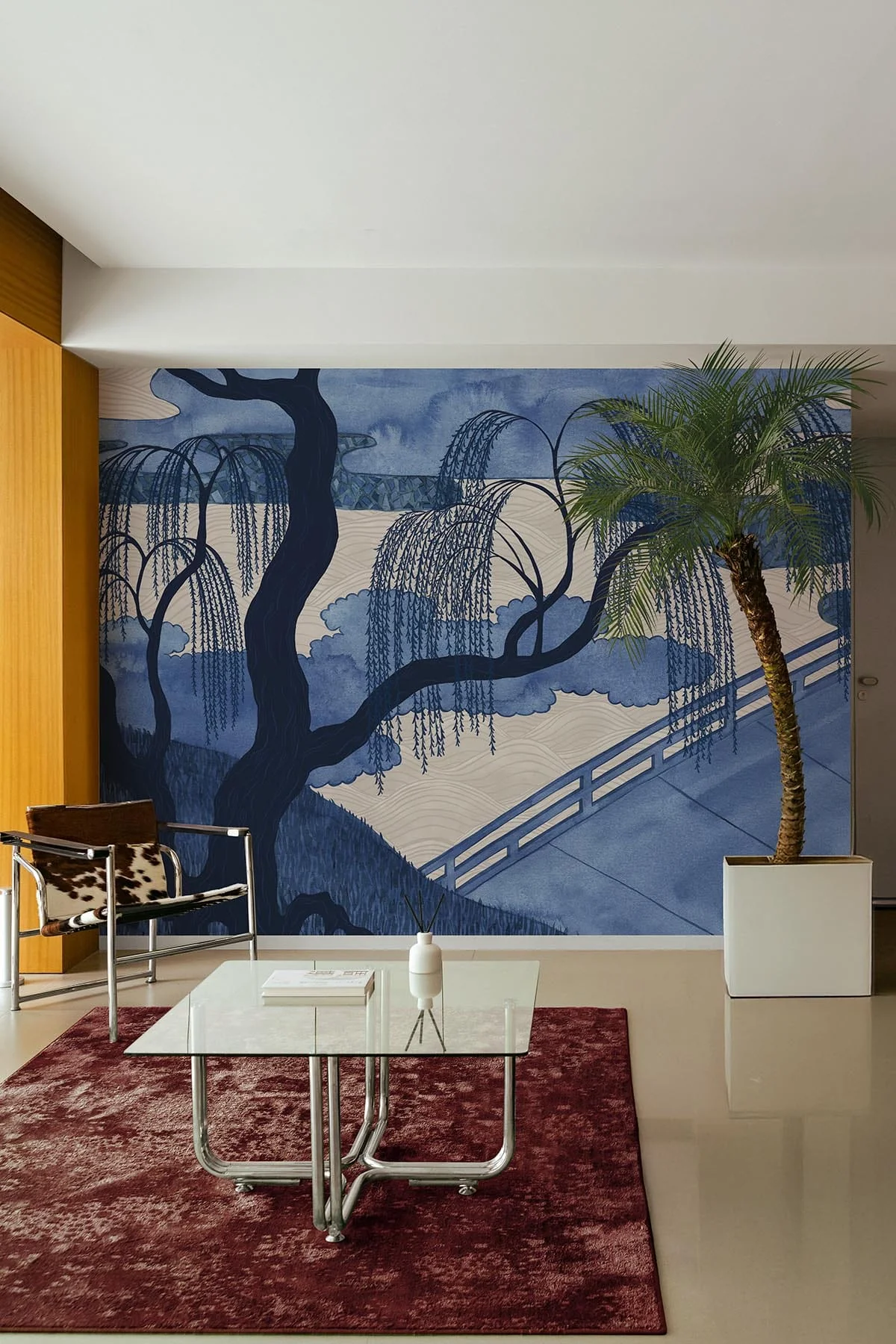 Asian Garden Blue