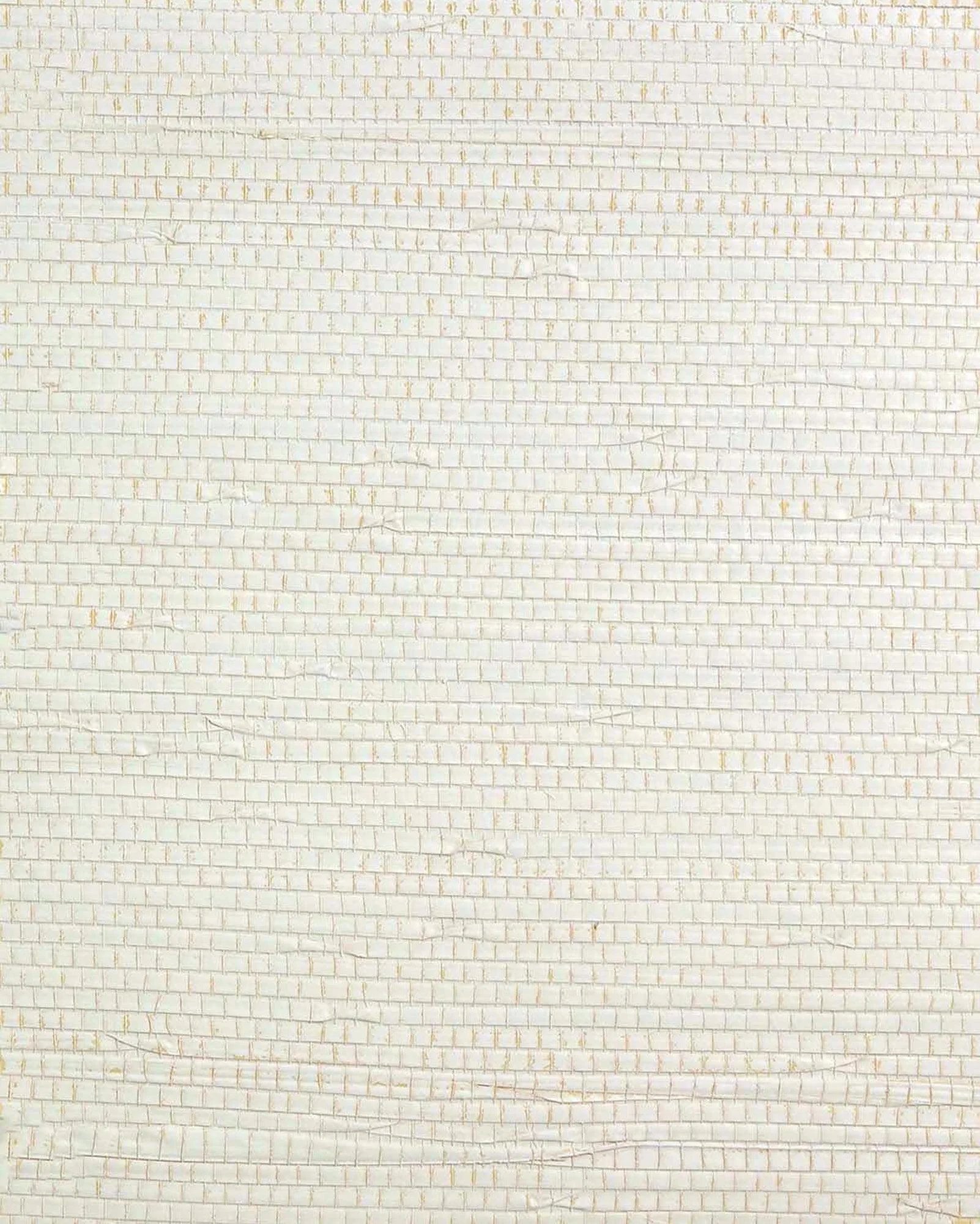 White Textured Weave Grasscloth Wallpaper