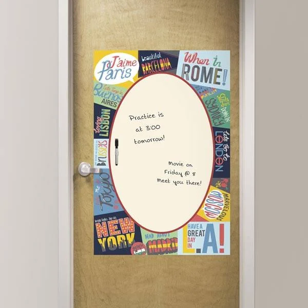 Passport Giant Message Board Decal