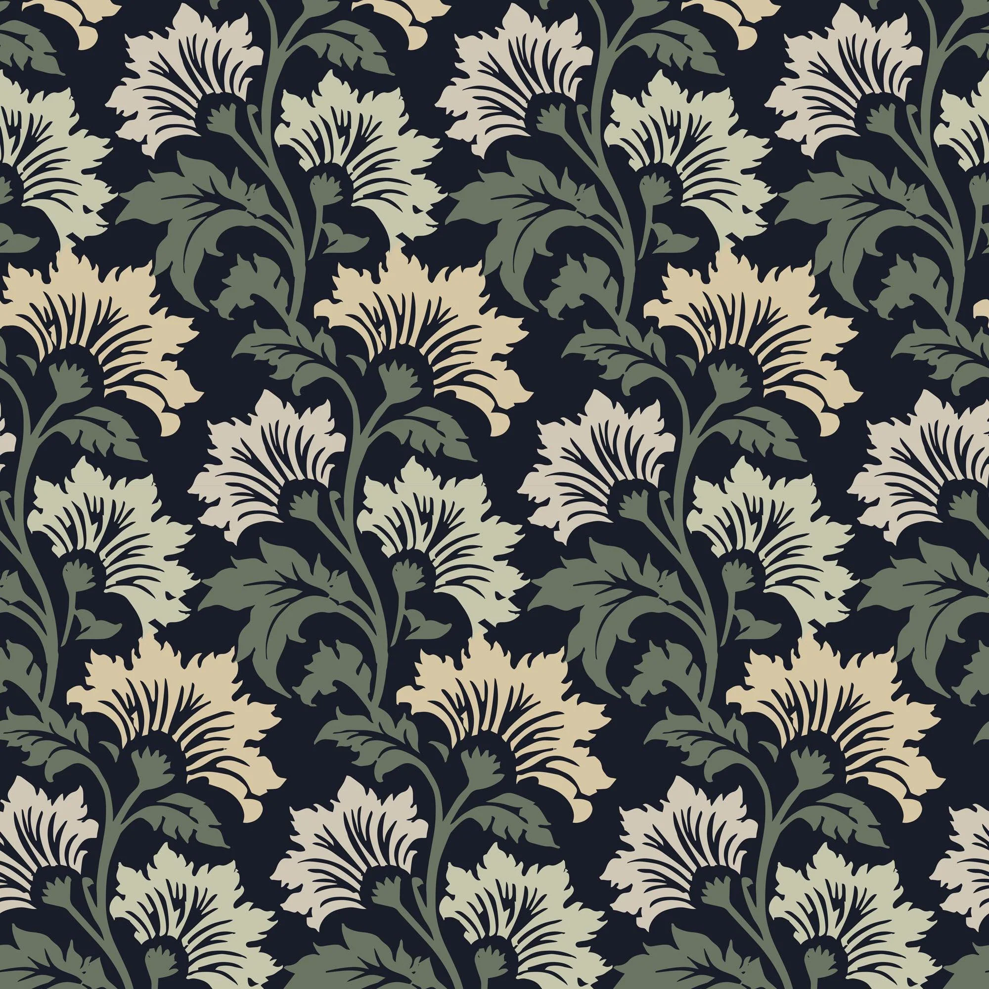 Wildflower - Forest Shade Botanical Wallpaper
