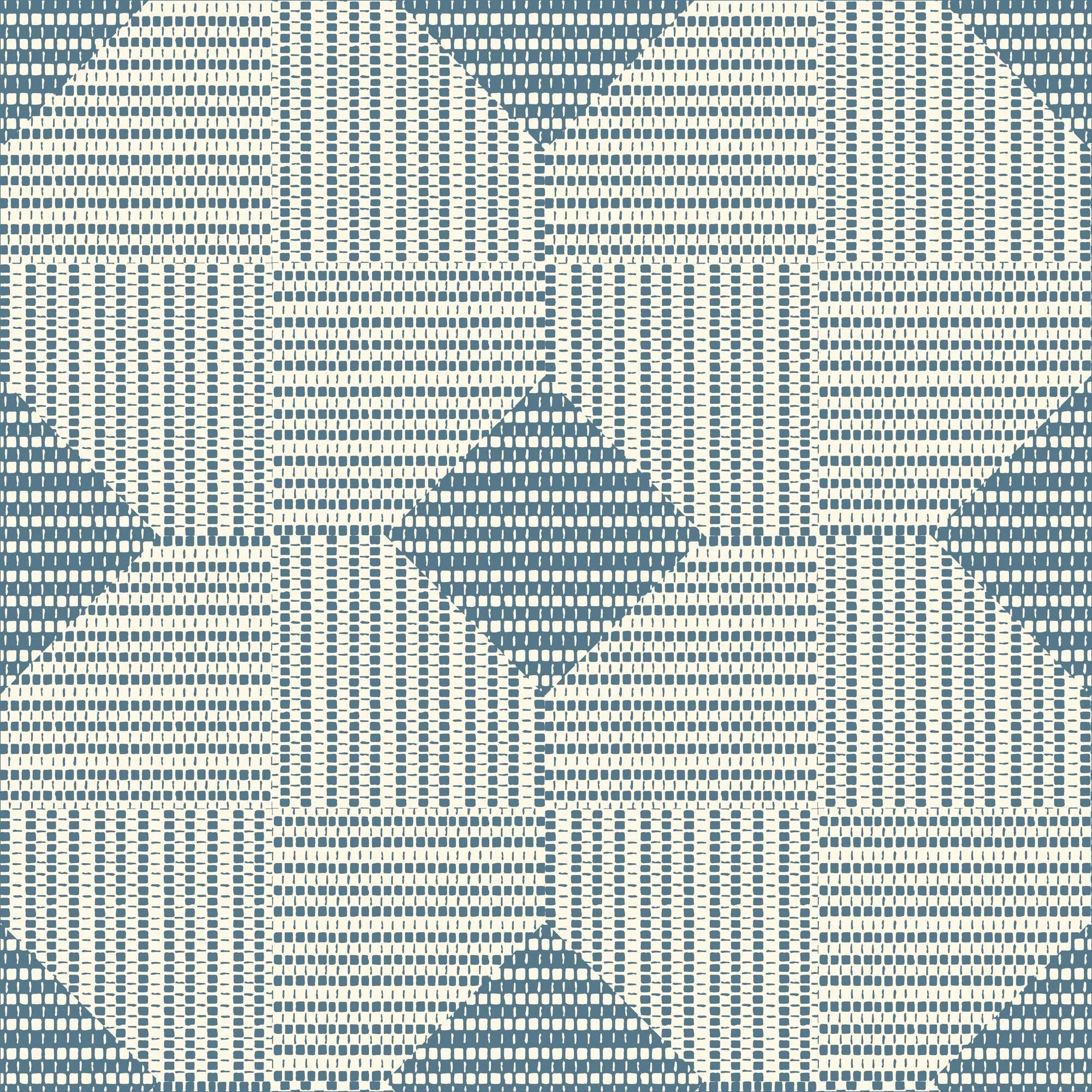 Woven Basket - Early Morning Blue Wallpaper