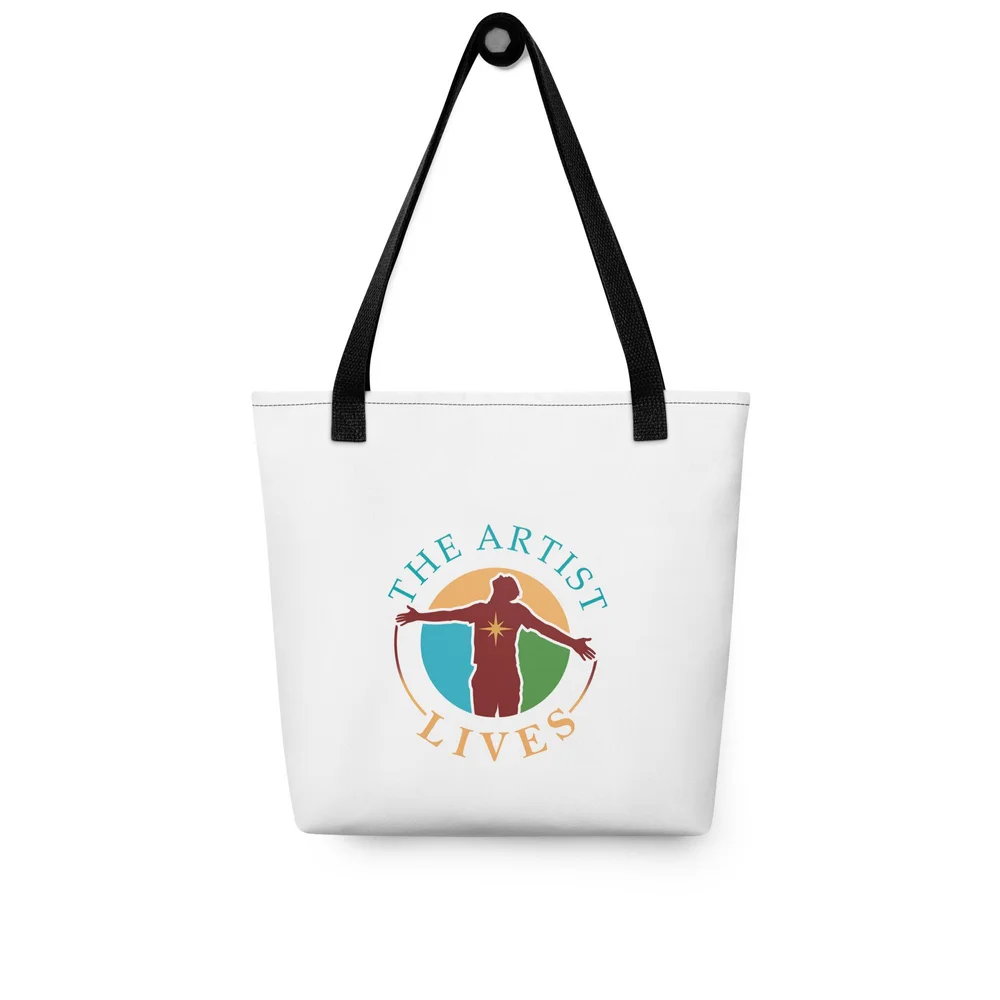 The Artist Lives Tote bag