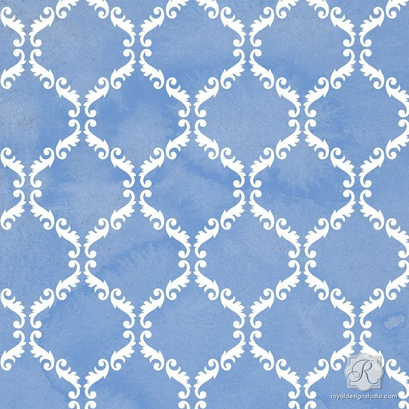 Acanthus Trellis Craft Stencil