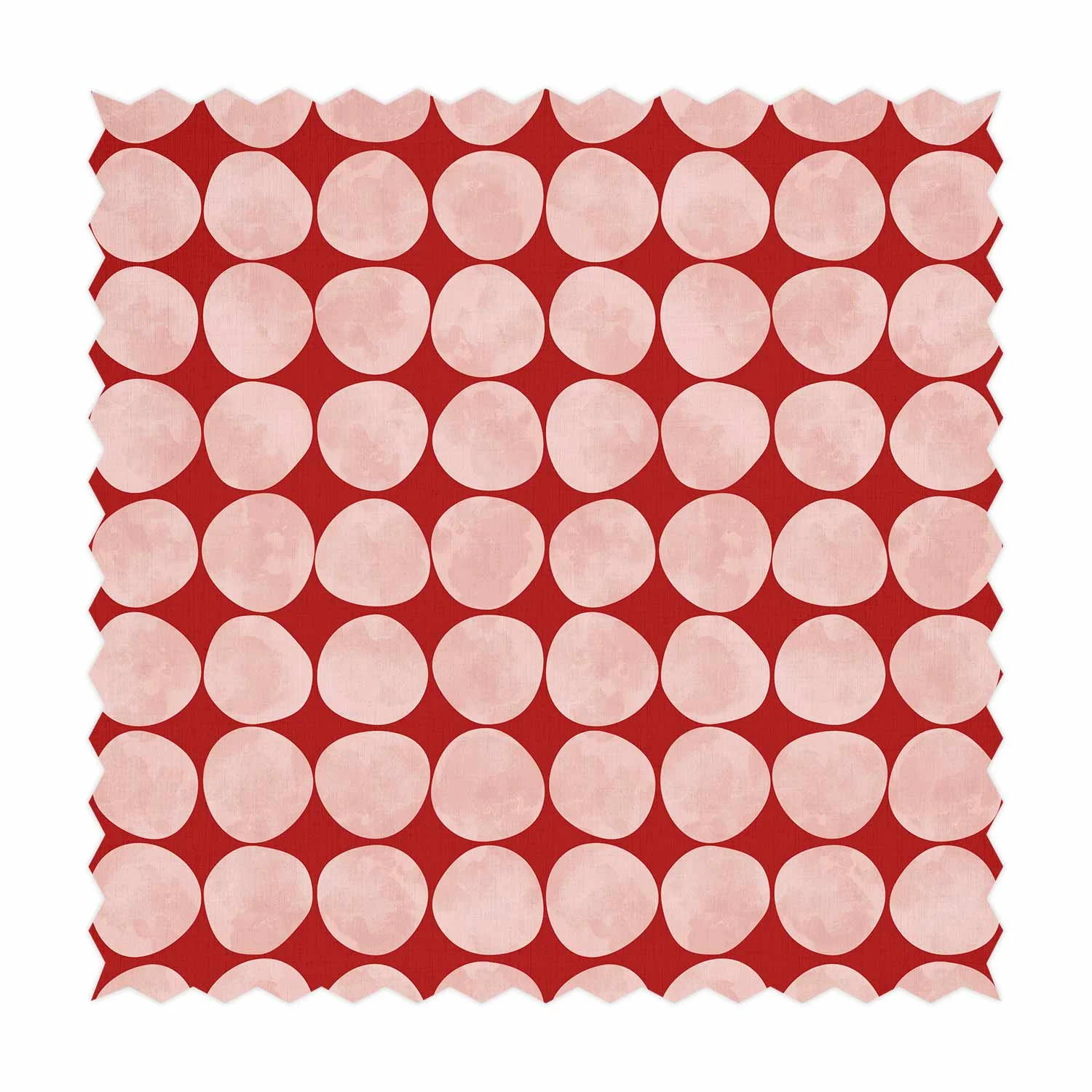 Pink Retro Chic Design Printed Fabric