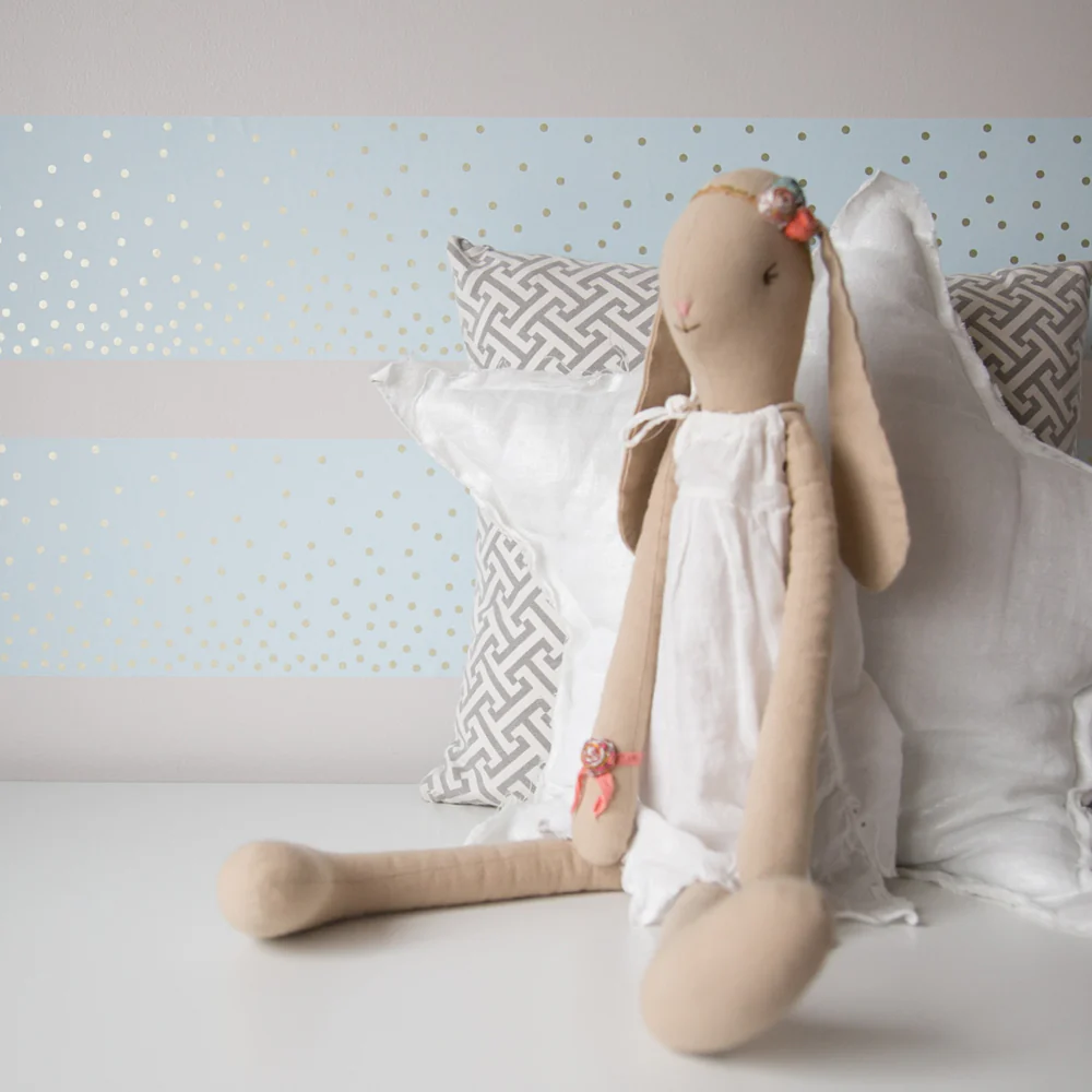 Falling Dots Peel and Stick Wallpaper Border