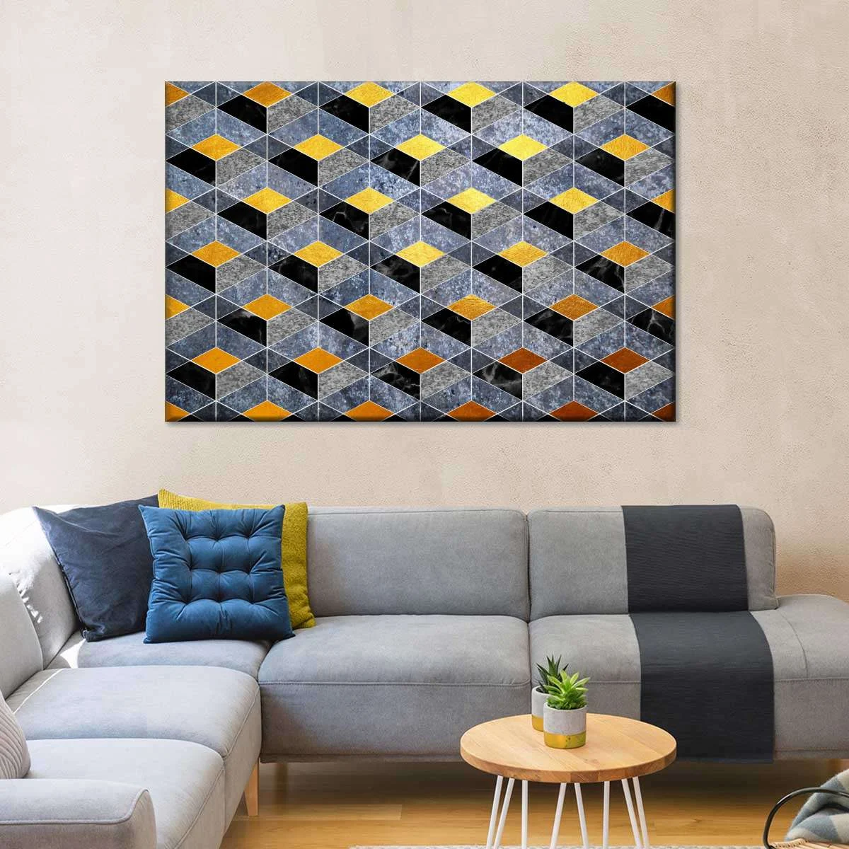 Golden Steps Wall Art