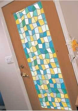 Mirage Stained Glass Window Film| Privacy (Static Cling)