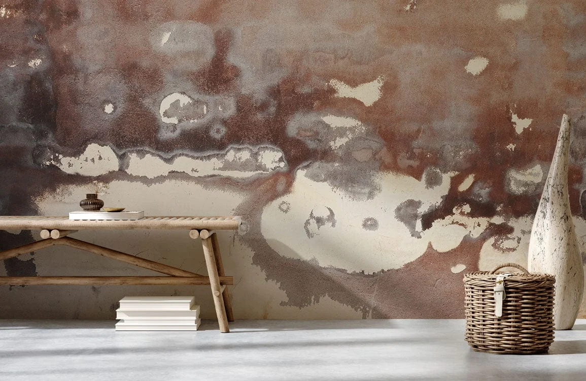 Abstract Earth Tone Mural Wallpaper