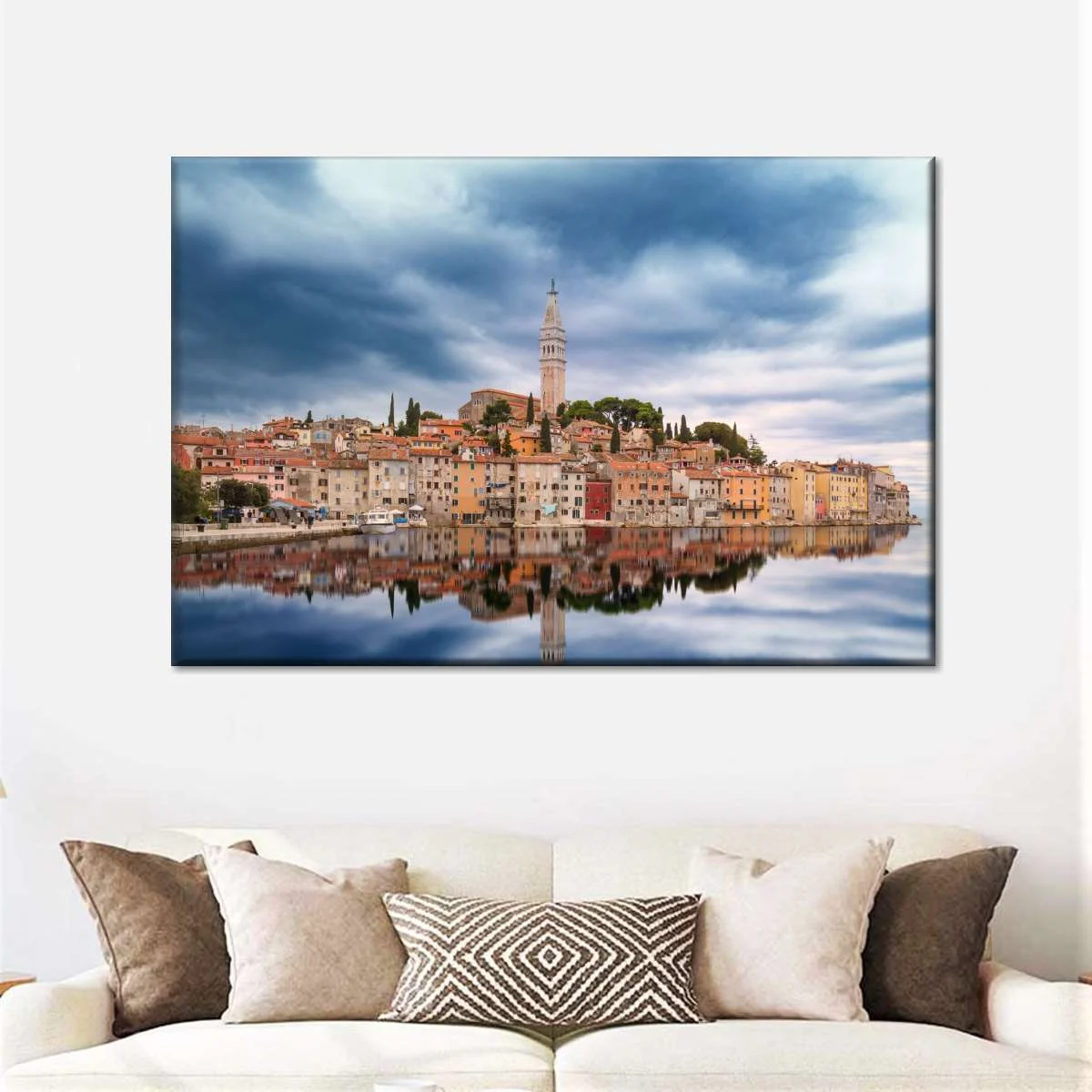Ancient City Reflection Wall Art