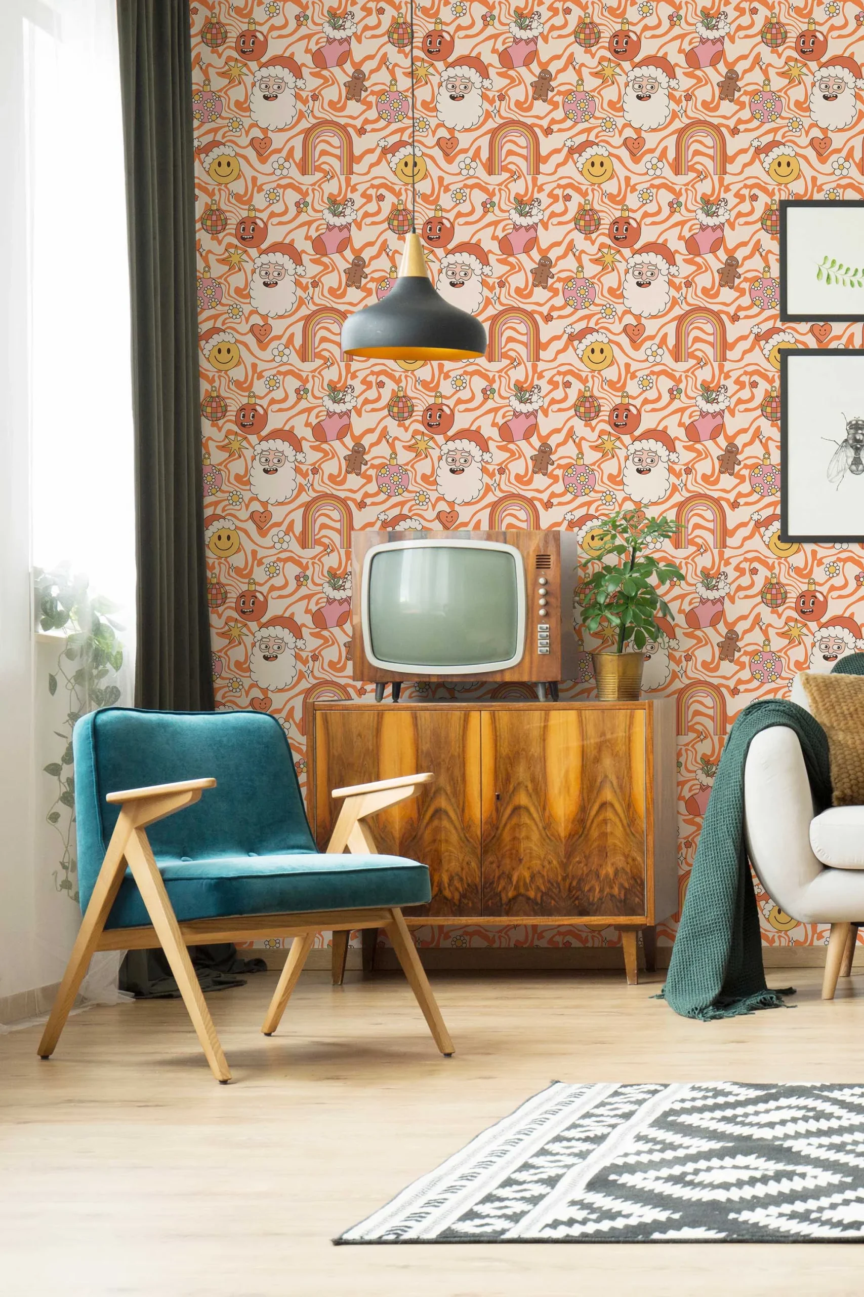 Groovy Christmas Wallpaper